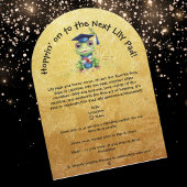 Invitation Cute Funny Frog Photo Party Graduation