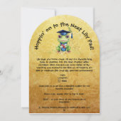 Invitation Cute Funny Frog Photo Party Graduation (Devant)