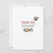 Invitation Cute Garden 90th Shower par la poste Anniversaire (Dos)