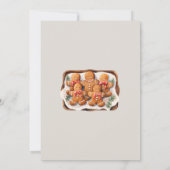 Invitation Cute Gingerbread Couple Cookie Exchange Party (Dos)