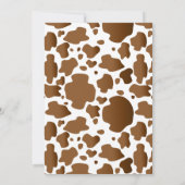 Invitation Cute Giraffe Boho Grasses séchées Baby shower Invi (Dos)