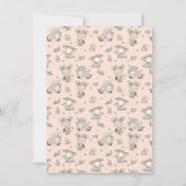 Invitation Cute Girls Lecture Livres Idées Cadeaux (Dos)