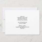 Invitation Cute Girly Pink Frog Kindergarten Graduation Party (Dos)