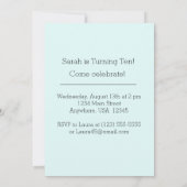 Invitation Cute Golden Retriever Manger Ice Cream Party (Dos)