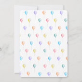 Invitation Cute Guinea Pig Watercolor Birthday Party (Dos)