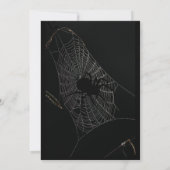 Invitation Cute Halloween Anniversaire de enfant Party Invita (Dos)