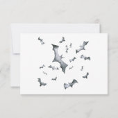 Invitation Cute Halloween Chat en Citrouille (Dos)