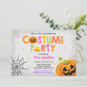 Invitation Cute Halloween Costume Party Spooktacular (Debout devant)