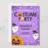 Invitation Cute Halloween Costume Party Spotacular (Devant)