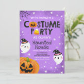 Invitation Cute Halloween Costume Party Spotacular (Debout devant)