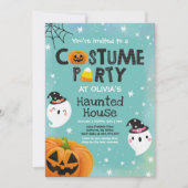 Invitation Cute Halloween Costume Party Spotacular (Devant)