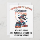 Invitation Cute Halloween Honkus Ponkus (Devant)