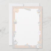 Invitation Cute Halloween Monster Baby Shower Design (Dos)