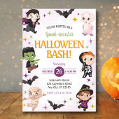 Invitation Cute Halloween Party Invitation,