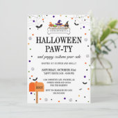 Invitation Cute Halloween Puppy Parade Dog Party (Debout devant)