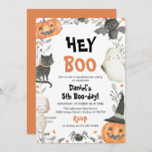 Invitation Cute Halloween Spooktacular Anniversaire Invitatio (Devant / Derrière)