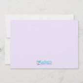 Invitation Cute Highland Cow Baby shower Floral (Dos)