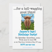 Invitation Cute Highland Cow Party (Dos)