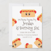 Invitation Cute Hot Dog Diggity BBQ Party (Devant)