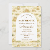 Invitation Cute Jungle Safari Baby Shower (Devant)