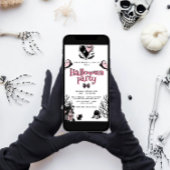 Invitation Cute Kawai Pink Halloween Party