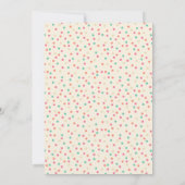 Invitation Cute Kawaii Style Hamsters de Dessin Personnalisé (Dos)