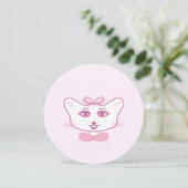 Invitation Cute kitten (Debout devant)