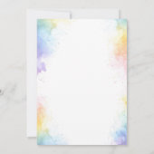 Invitation Cute Kitty Baby shower de chat (Dos)