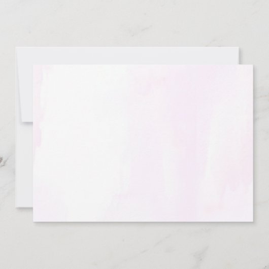 Invitation Cute Kitty Chat 1er fête d'anniversaire (Dos)