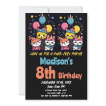 Cute Kitty Chat Purr-Fect Chats de fête Anniversai