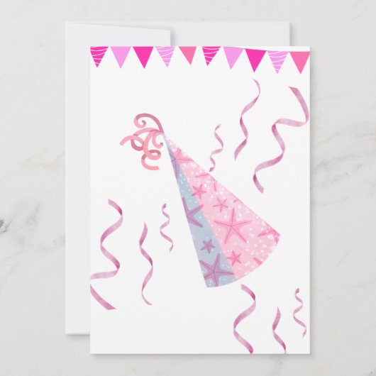 Invitation  Cute koala  Birthday pink (Dos)