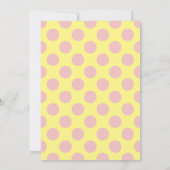 Invitation Cute Koala Oear Pois Baby shower (Dos)