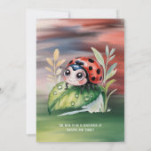 Invitation Cute Ladybug Girl Baby Shower  (Dos)