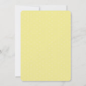 Invitation Cute Lemon Girl Pink Virtual 1er anniversaire (Dos)