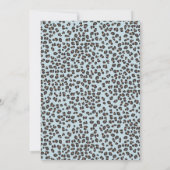 Invitation Cute Leopard Safari Boy Baby Shower (Dos)