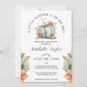 Invitation Cute Little Citrouille Automne Automne Automne Aut (Devant)