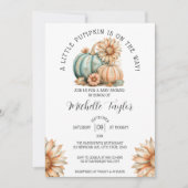 Invitation Cute Little Citrouille Automne Automne Automne Aut (Devant)