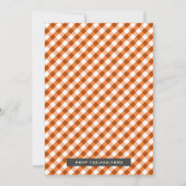 Invitation Cute Little Citrouille Première fête d'anniversair (Dos)