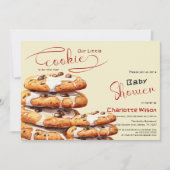 Invitation Cute Little Cookie Baby Shower (Devant)
