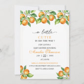 Invitation Cute Little Cutie arrive Bébé Shower (Devant)