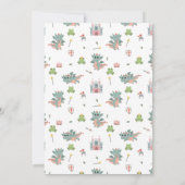 Invitation Cute Little Dragon Boy Anniversaire de enfant Part (Dos)