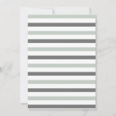 Invitation Cute Little Fox avec ballons fête d'anniversaire (Dos)