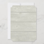 Invitation Cute Little Fox Curtup fête d'anniversaire (Dos)