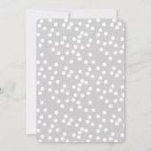 Invitation Cute Little Mouse - Fête d'anniversaire du garçon (Dos)