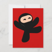 Invitation Cute Little Ninjas (Dos)