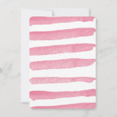 Invitation Cute Little Souse Aquarelle Anniversaire Invitatio (Dos)