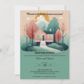 Invitation Cute Moderne Forever Accueil Adoption Foster Douch (Devant)