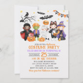 Invitation Cute Monster Halloween Costume Party For Kids (Devant)