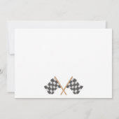 Invitation Cute Monster Truck Bash Race Photo Anniversaire de (Dos)