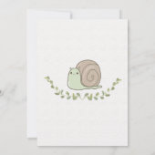 Invitation Cute Neutre Aigle Beige Anniversaire Fête Invitati (Dos)